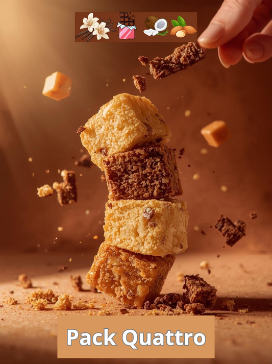 🎁🎉 Pack Quattro Gourmand – Vanille, Vanille-Chocolat, Coco & Amande